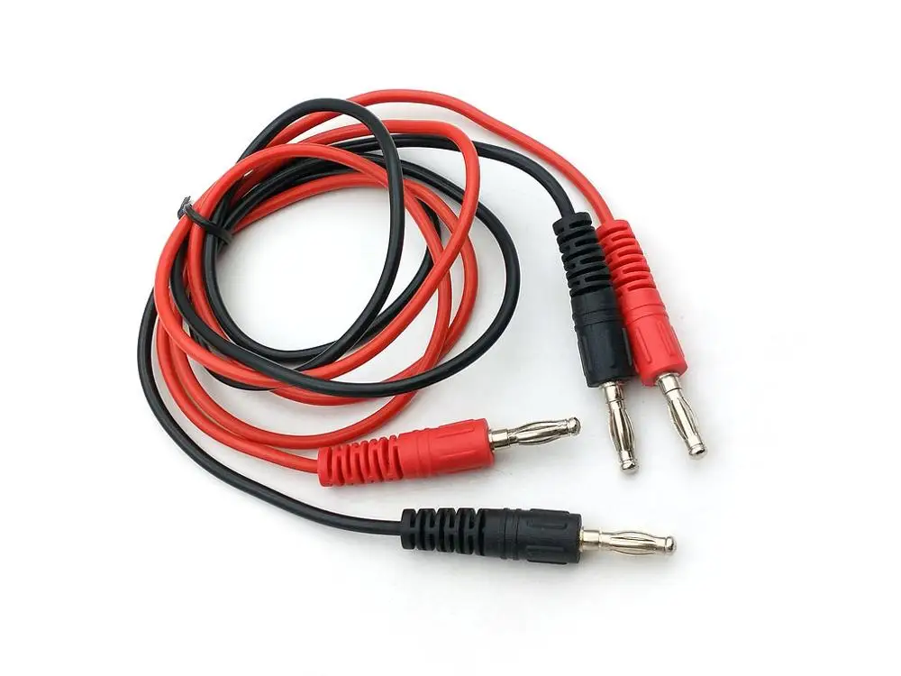 

CABLE 1pair 4mm Test Leads Plug to 4mm banana plug Patch Cable 80CM