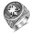 WANGAIYAO, Флаг Албании, логотип, двуглавый Орлан, кольцо, мужское античное Винтажное кольцо