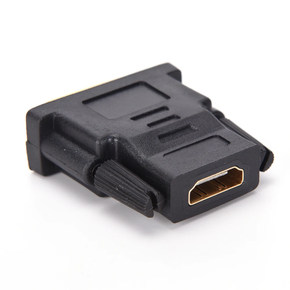 DVI D 24 + 1 pin типа папа к совместимому с HDMI Женский M F адаптер конвертер для HDTV ЖК