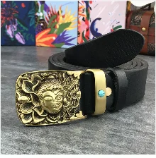 Кожаные ремни без пряжки мужской ремень Ceinture Homme мужские кожаные ремни без пряжки мужской ремень из натуральной Leather105-125CM SP05