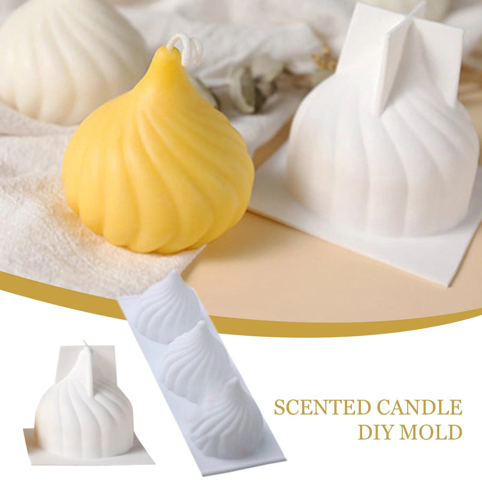 

Personality Shape Aromatherapy Candle Silicone Mold Creative Onion Candle Mold Decoration Candle Making Mold