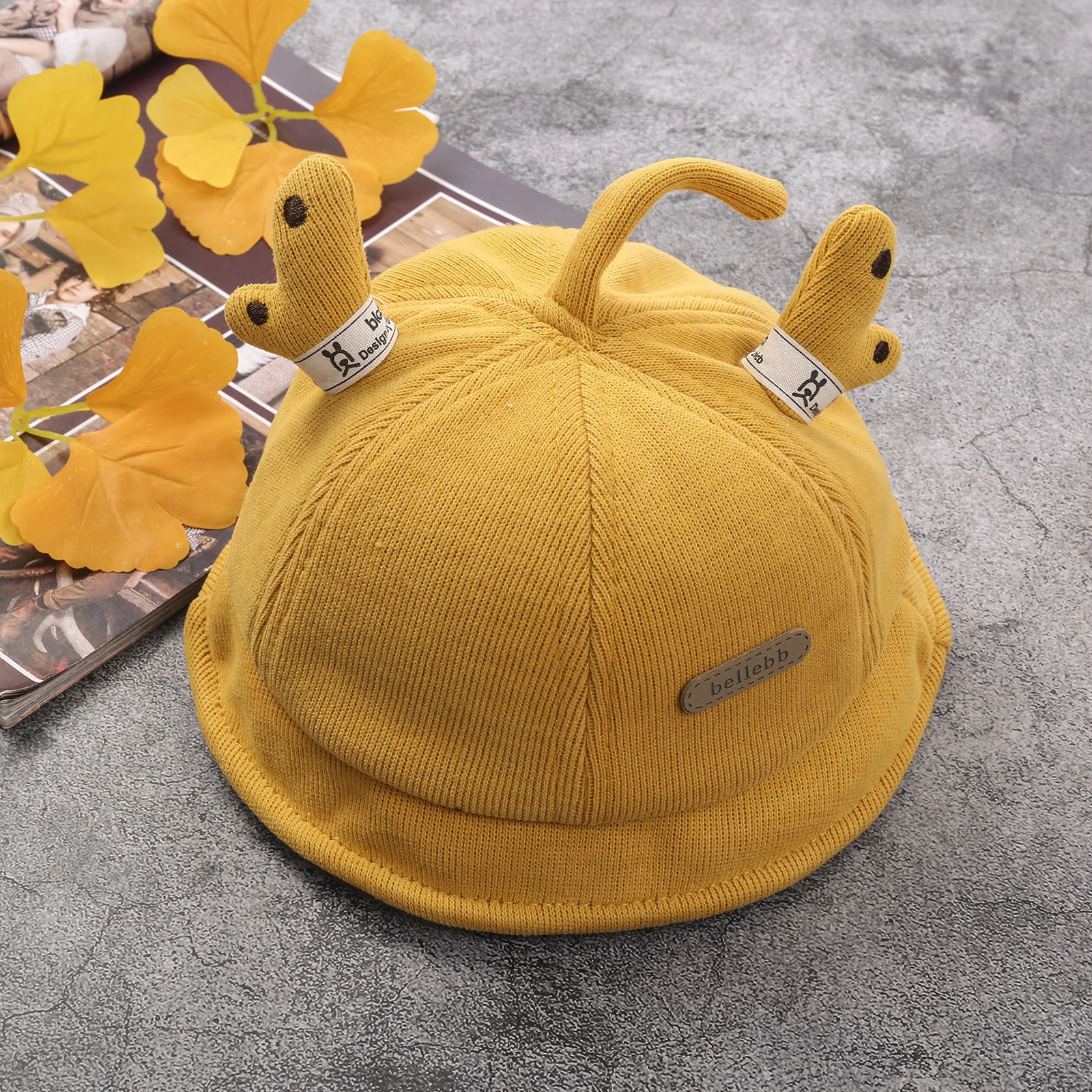 Зимняя Шапка-бини для новорожденных с широкими полями и оленями | Аксессуары