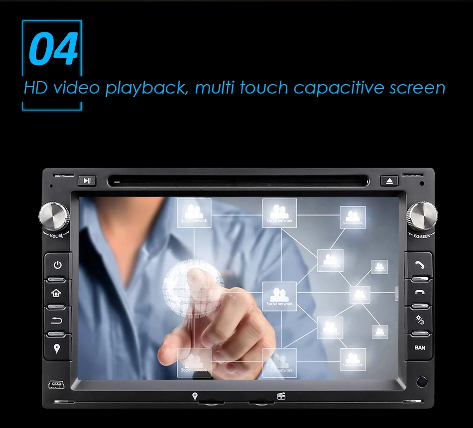 Eunavi Восьмиядерный 4 Гб ОЗУ 2 din Android 9,0 7 ''автомобильный DVD gps Navi для VW Glof Bora Passat Mk5 Golf Mk4 Polo сиденье Jetta
