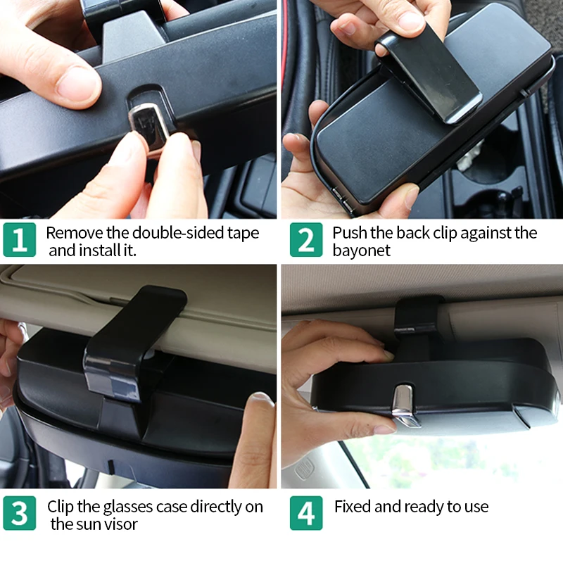 Автомобильный держатель для солнцезащитных очков Чехол автомобильный