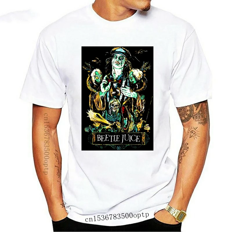 

New Beetlejuice Vintage Movie Horror Men'S T Shirt Black S-XXL