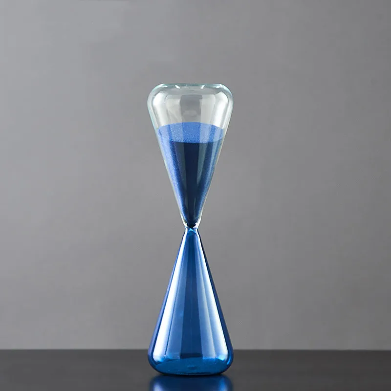 

60 Minutes Sandglass Nordic Gradient Color Hourglasses Children Fashion Sand Clock Timers Home Decoration Accessories Hour Glass