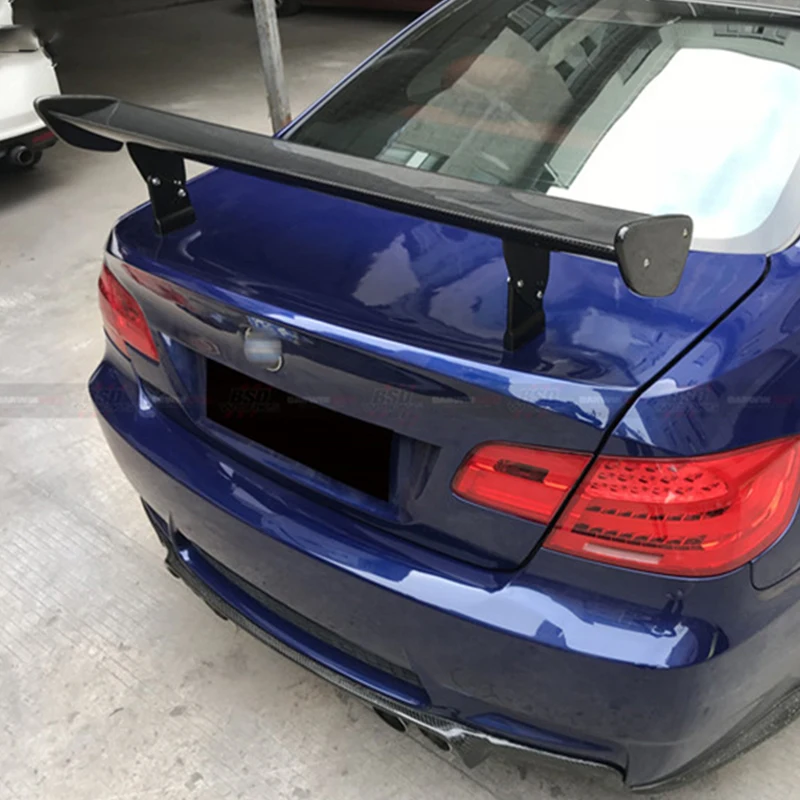 

Use For BMW 3 Series E92 Spoiler 2006--2013 Year Coupe 2-door Real Carbon Fiber Rear Wing GTS Style Sport Accessories Body Kit