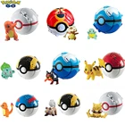 Новое поступление, разноцветные мячи-Покемоны для домашних животных 7 см с фигурками 3-5 см, игрушки, можно мечтать, мебель для спальни для детей