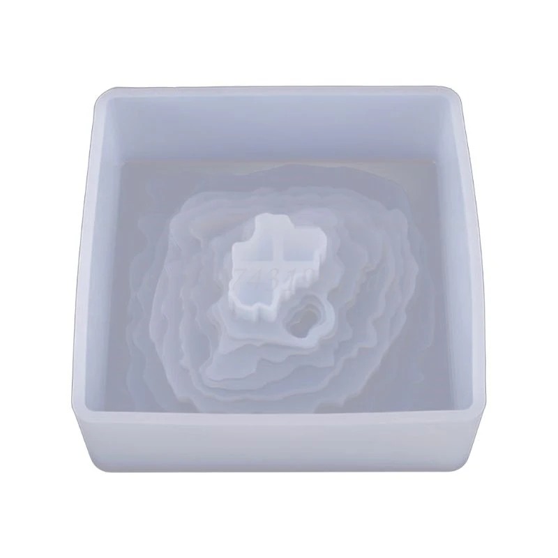 

Crystal Epoxy Resin Mold Flower Pot Casting Silicone Mould DIY Craft Making Tool
