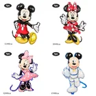 Воздушный шар из алюминиевой пленки с изображением героев мультфильма Диснея из анимации, окружающее Новое пространство, Микки и Минни, стоячий мультяшный воздушный шар для вечеринки с Микки Маусом