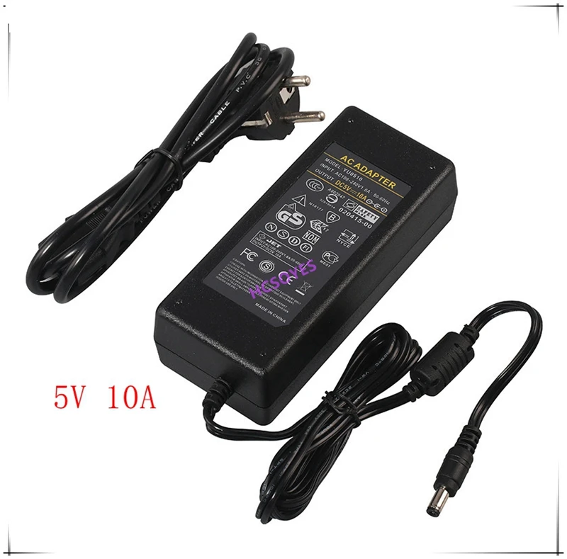 Светодиодный адаптер питания DC5V 1A 2A 3A 4A 6A 8A 10A US/EU/UK/AU PLUG 10 Вт/20 Вт/30 Вт/40 Вт/50 Вт для ws2812b светодиодный драйвер