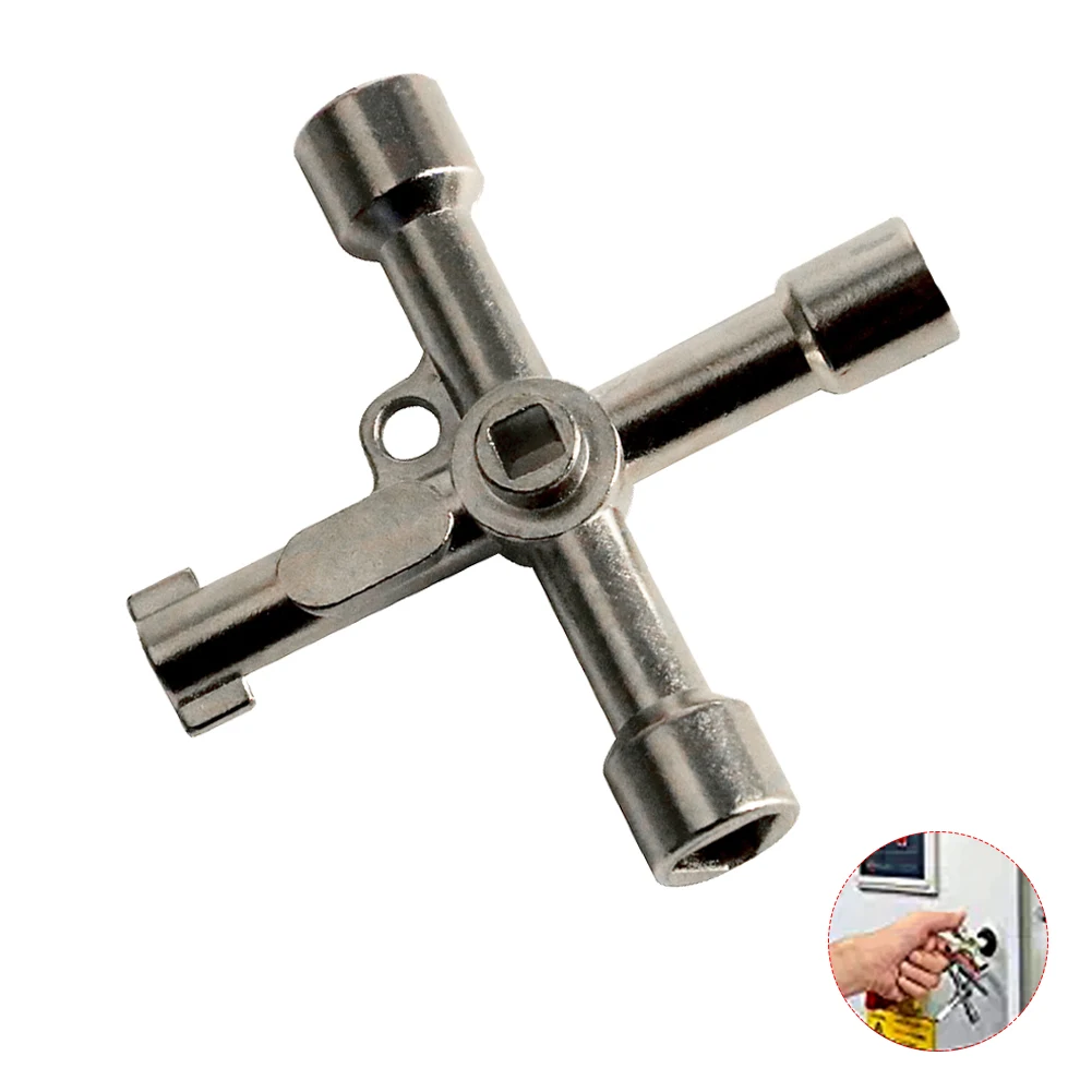 Гаечный ключ универсальный для сантехники с треугольниками квадратными и