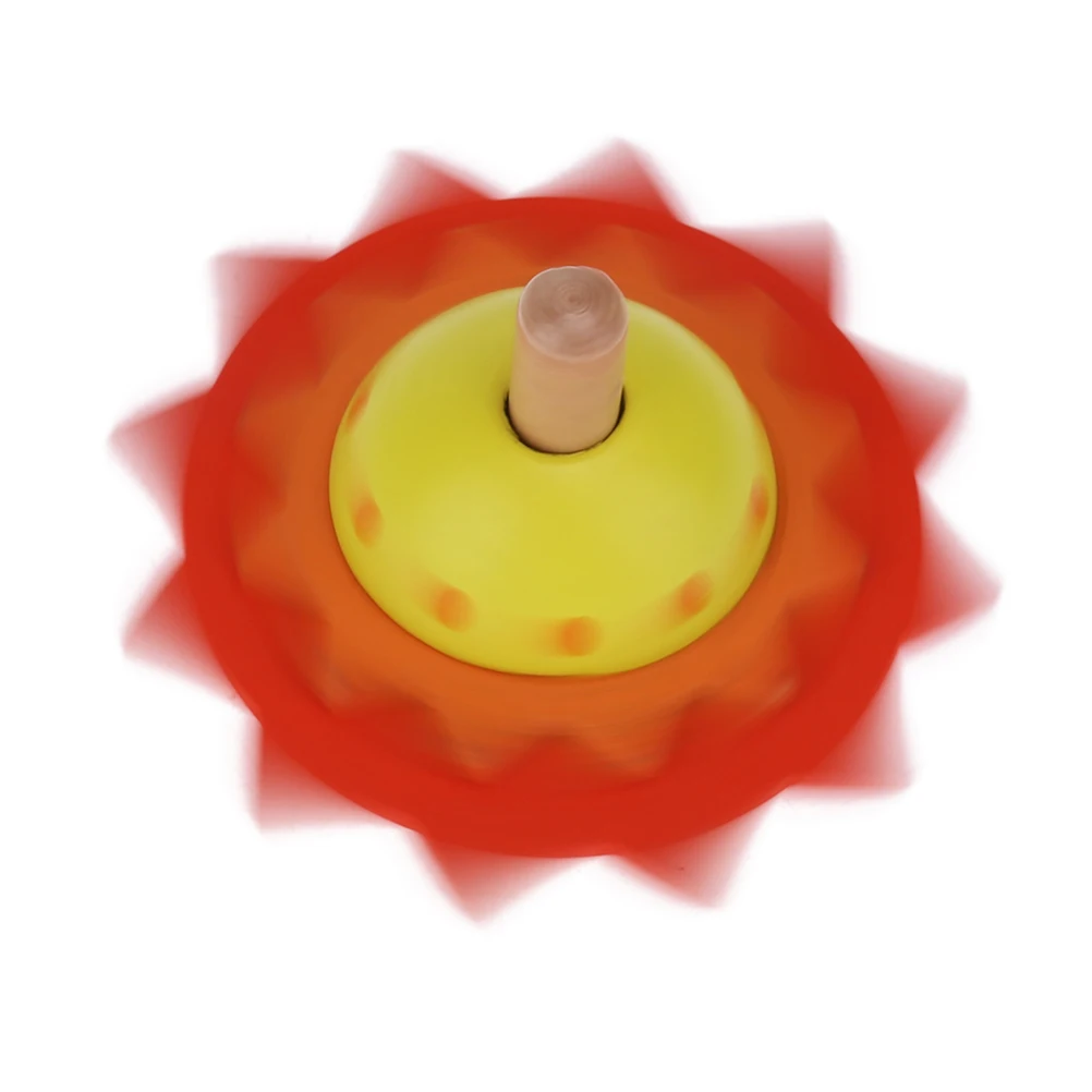 Детские развивающие деревянные игрушки цветок вращающиеся для детей