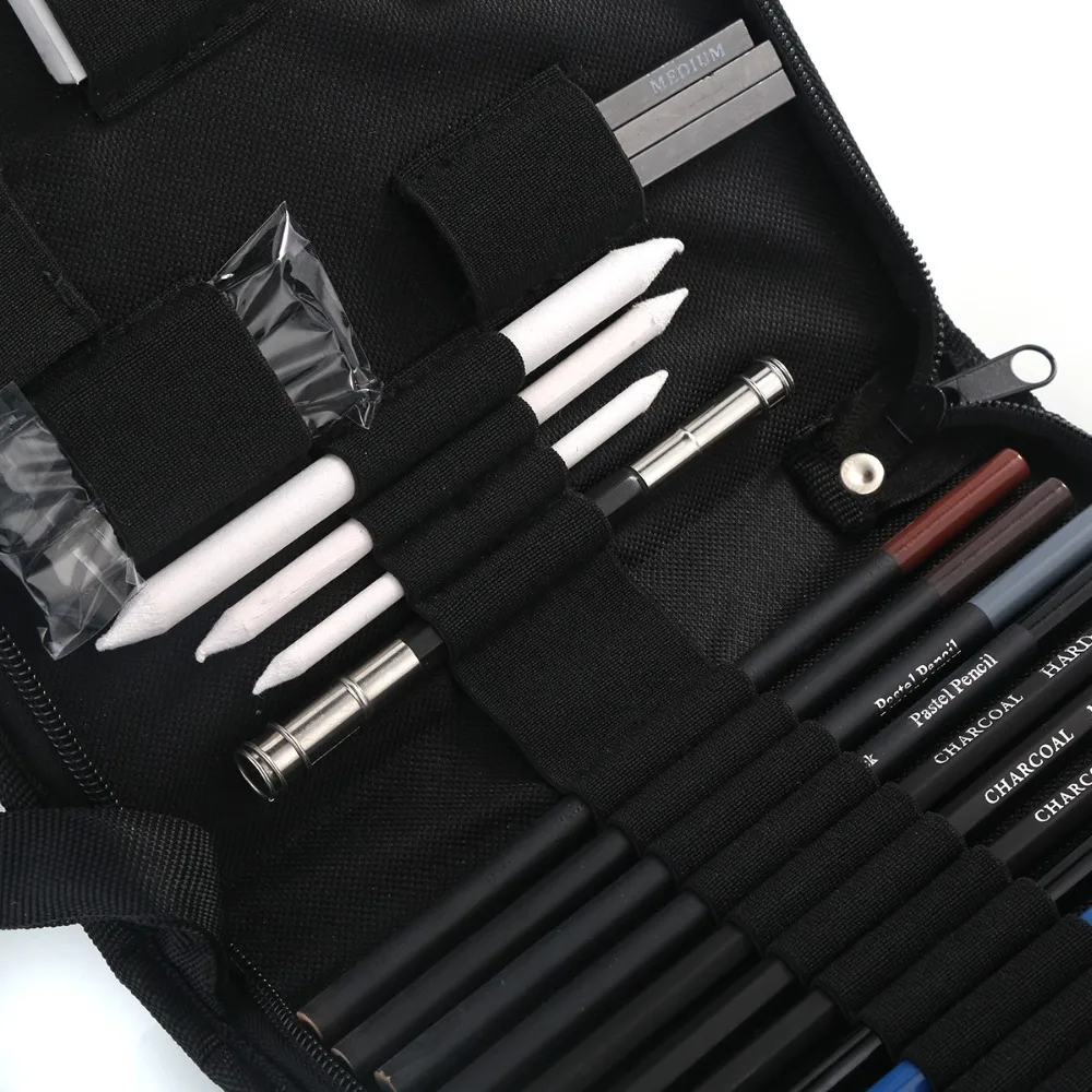 Профессиональный набор художественных карандашей 40 шт. графитовых фотографий