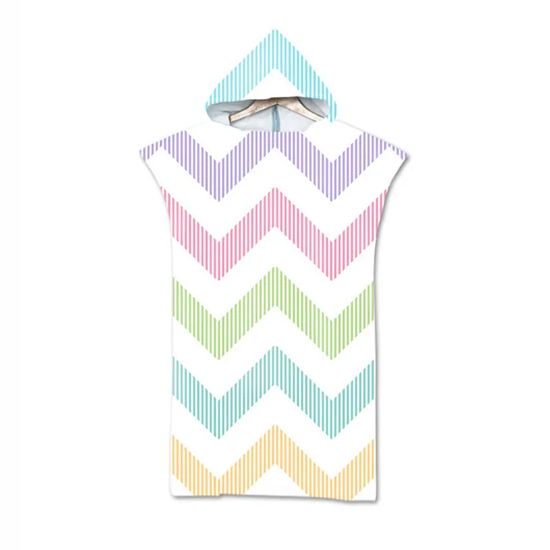 Купальный костюм для дайвинга из микрофибры в полоску сменные халаты Пляжное