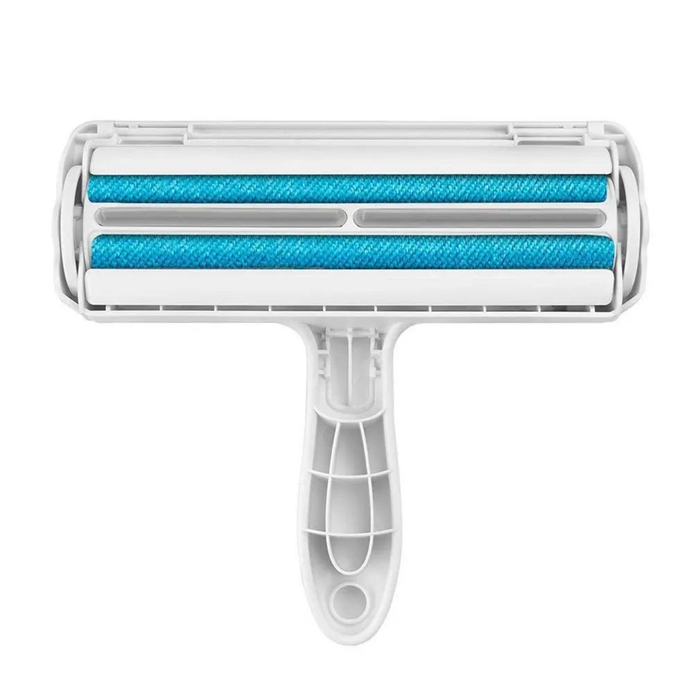 2-Way Pet Hair Remover ролик Приклеивание ворсинок удаление собачьей шерсти кошки с мебели