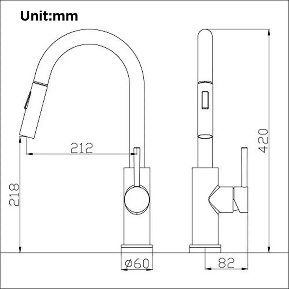 

Kitchen Faucet 304 Stainless Steel Pull Out Touch Sensor Water Faucet Smart Induction Hot and Cold Water Mixer Tap Sink Faucets