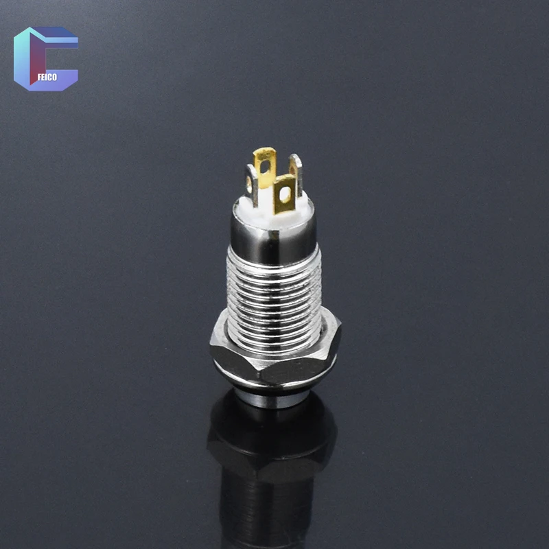 Водонепроницаемый металлический кнопочный переключатель с кольцом и