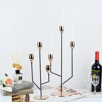 exquisite candlestick creative nordic stick candle holders wedding party candle stand candelabra romantic dinner table decor