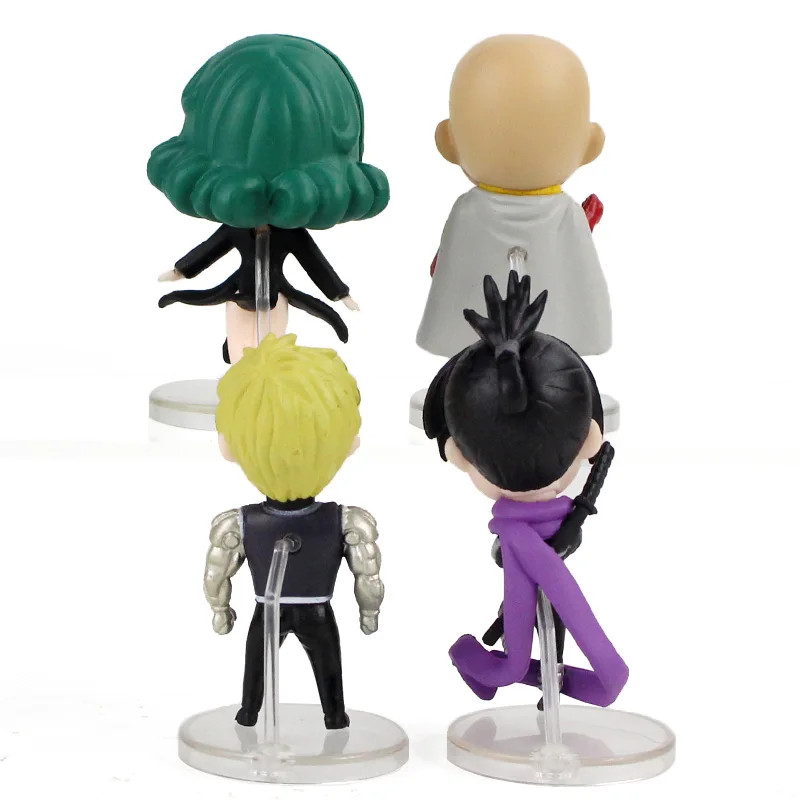 4 шт./партия один удар человек фигурка игрушки Saitama Sensei Genos Fubuki Tatsumaki speed Ninja SHINOBI