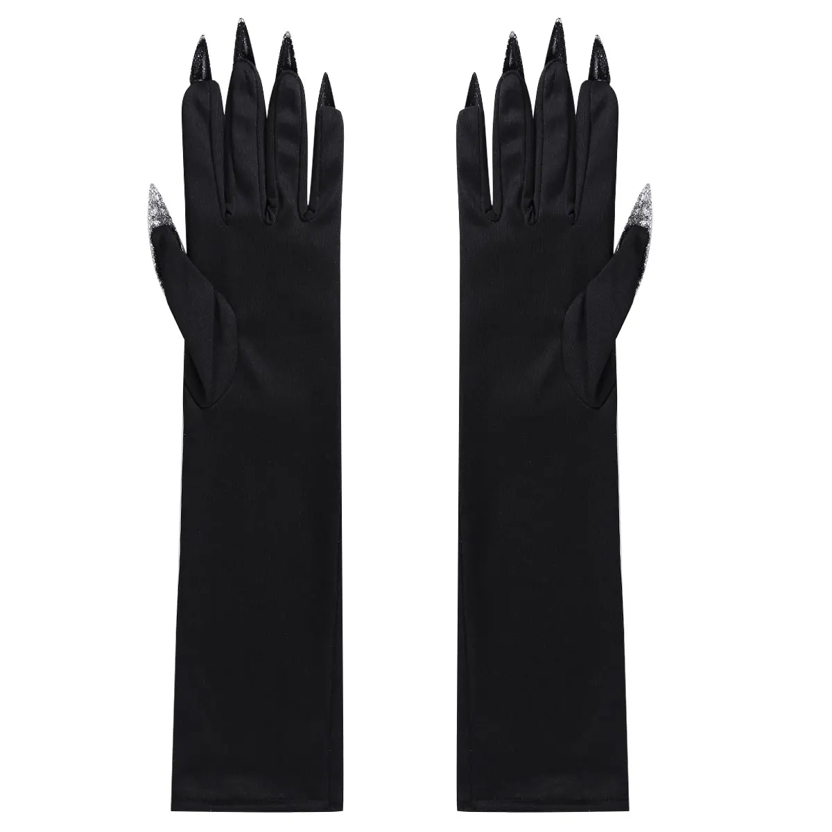 Halloween Fingernails Gloves Long Nails Finger Cosplay Claws Party Scary Props Masquerade Costume Accessory | Тематическая одежда