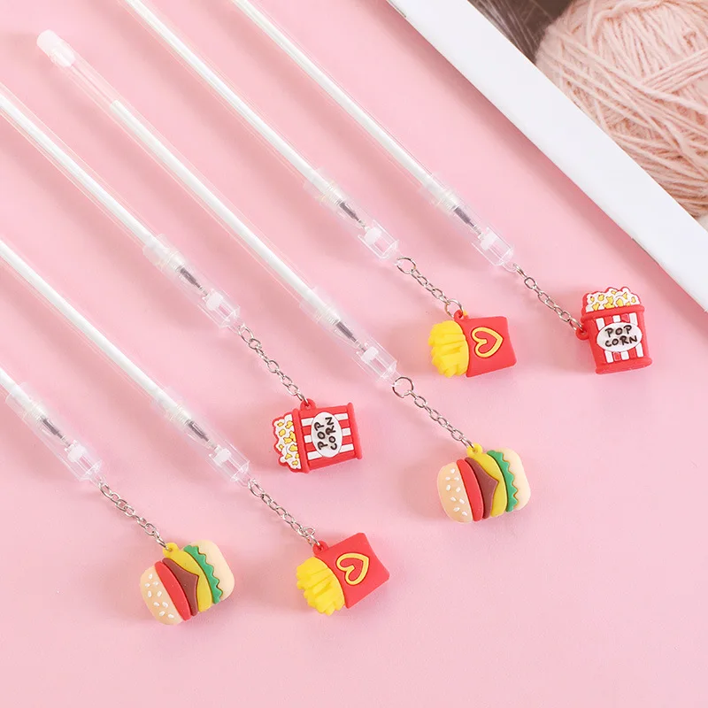 Гелевая ручка с подвеской в виде гамбургера 0 38 мм| |