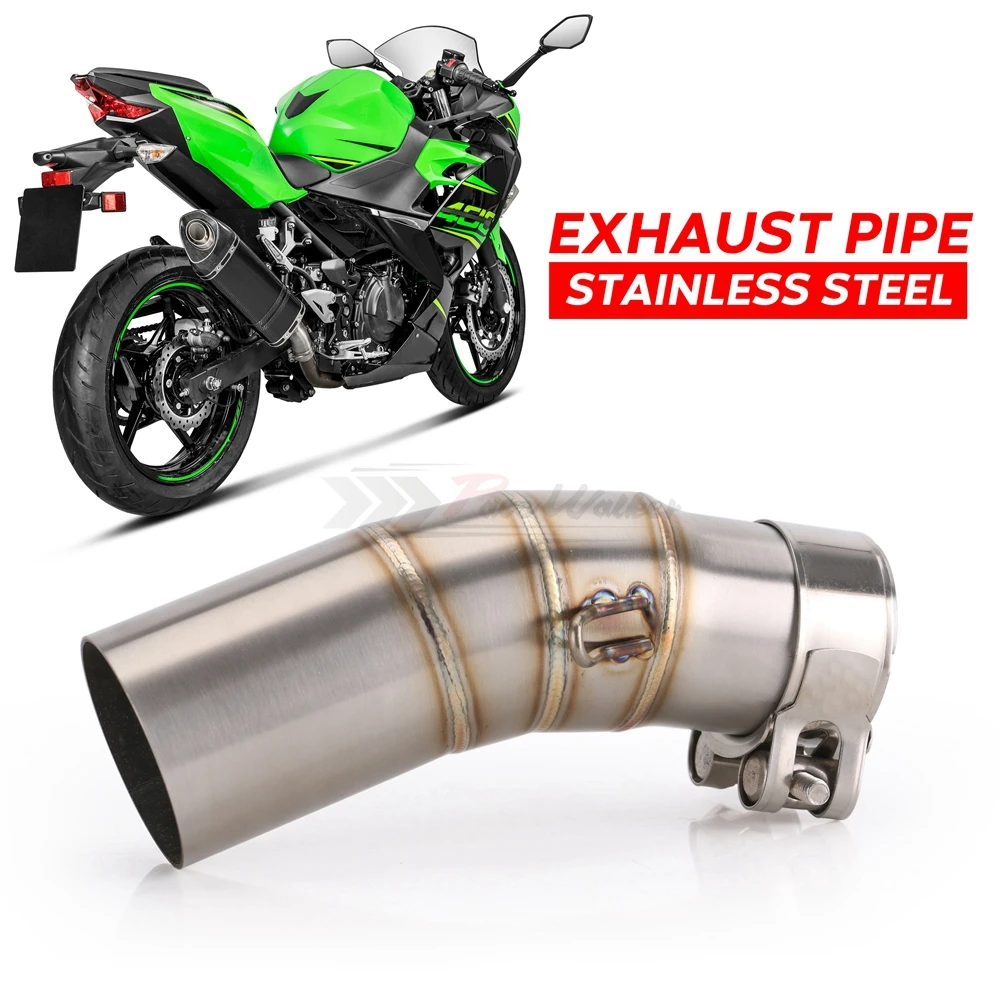 Мотоциклетная выхлопная система без шнуровки с глушителем подходит для Kawasaki ninja