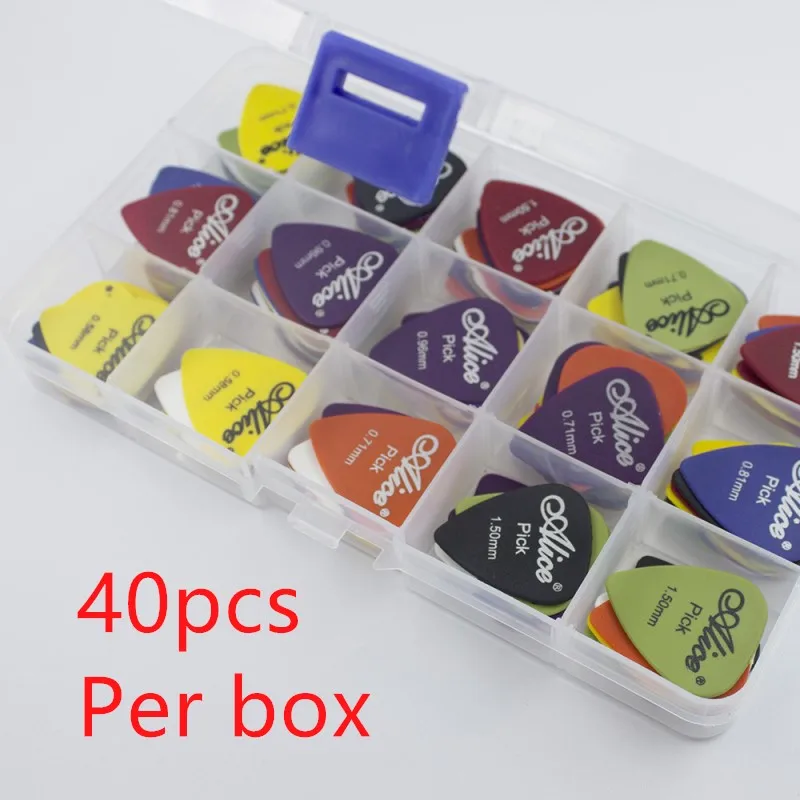 24 30 40 50 stücke set gitarre picks dicke mischen 0 58 15 für akustische elektrische bass plektrum vermittler musical instrument free gl
