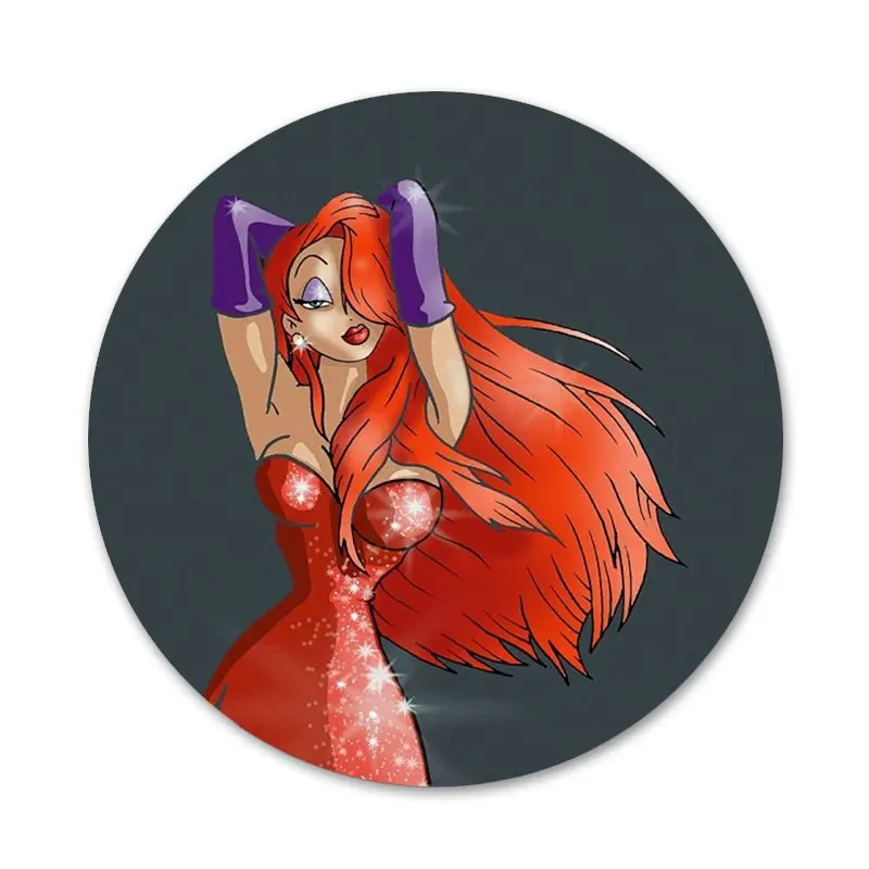 Модная брошь в виде кролика Джессики булавка Значки для косплея аксессуары