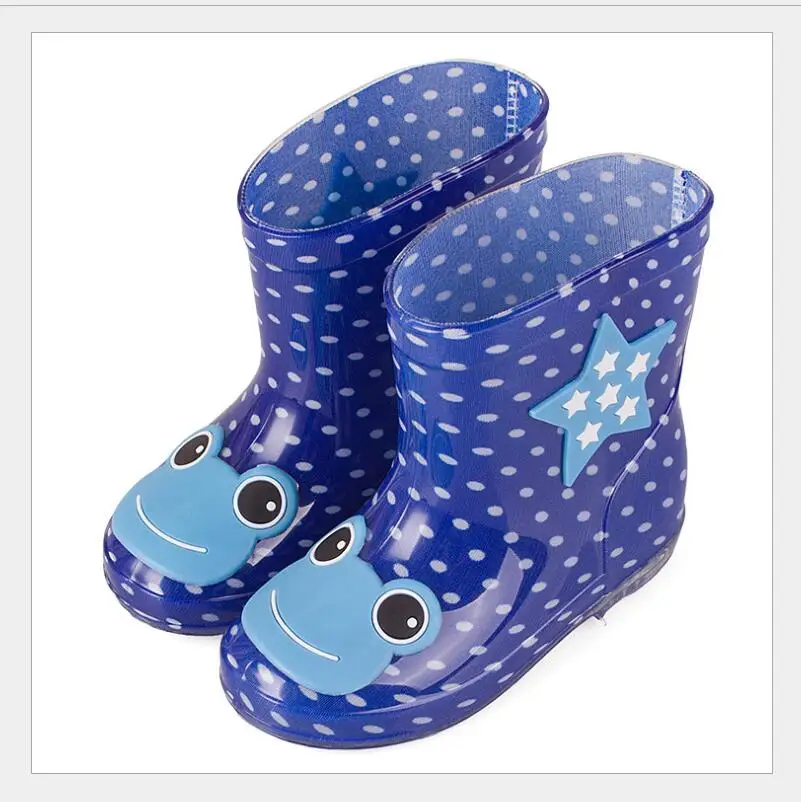 20 детские непромокаемые сапоги с мультяшным рисунком для весны осени и зимы