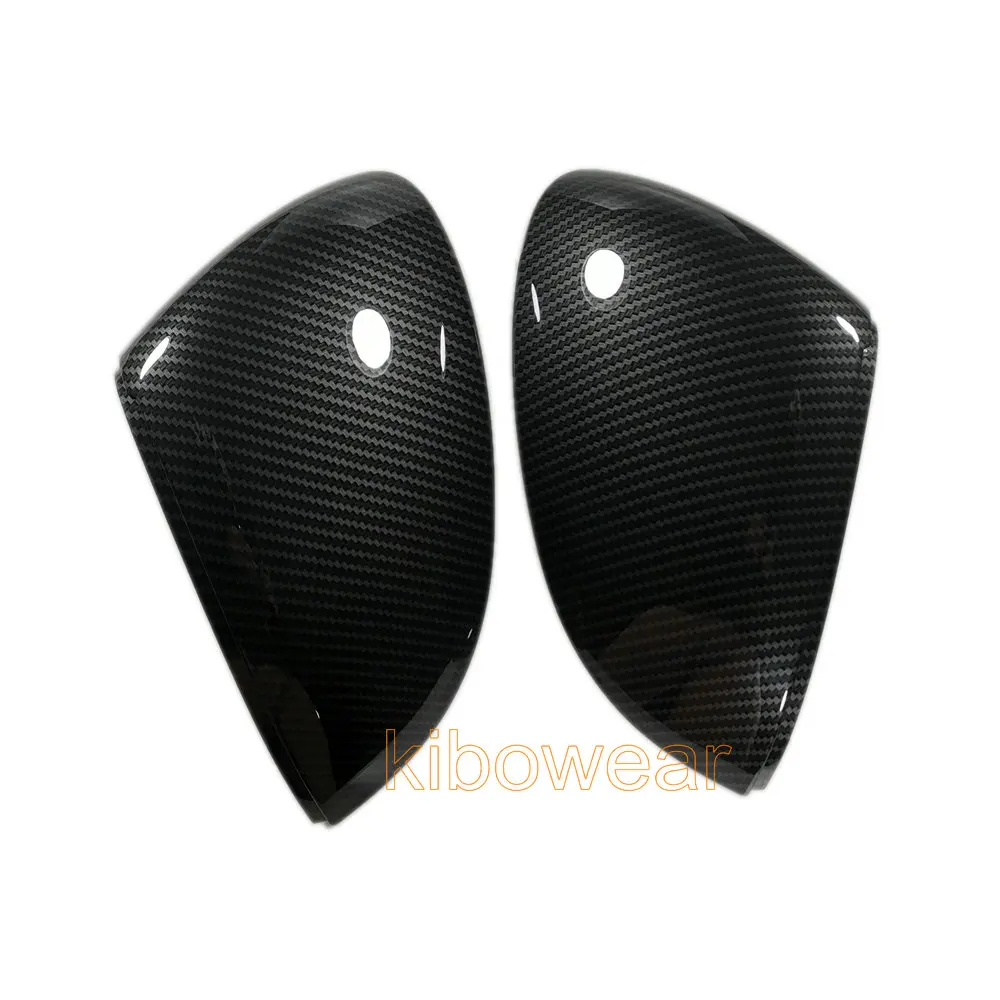 Kibowear для Volkswagen Golf MK8 8 боковое зеркало крышки (Carbon Look) 2020 2021 2022 VW глянцевый черный