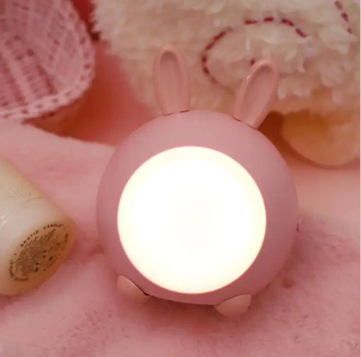 

Creative atmosphere lights colorful silicone night lights