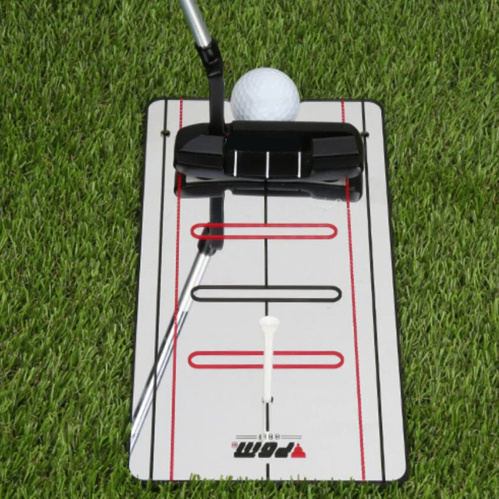 

12x6'' Golf Putting Mirror Golf Alignment Training Aids Home Office Learning