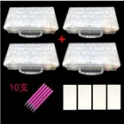 2864 шт. бутылки инструменты для вышивки картин со стразами аксессуары для хранения Ящик Контейнер для бисера Алмазная вышивка камень мозаика удобный ящик