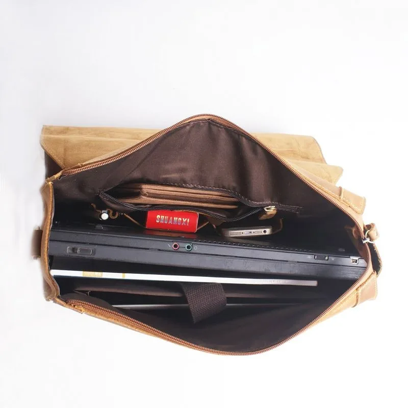 Сумка мессенджер на одно плечо новинка Crazy Horse кожа ручная работа замша