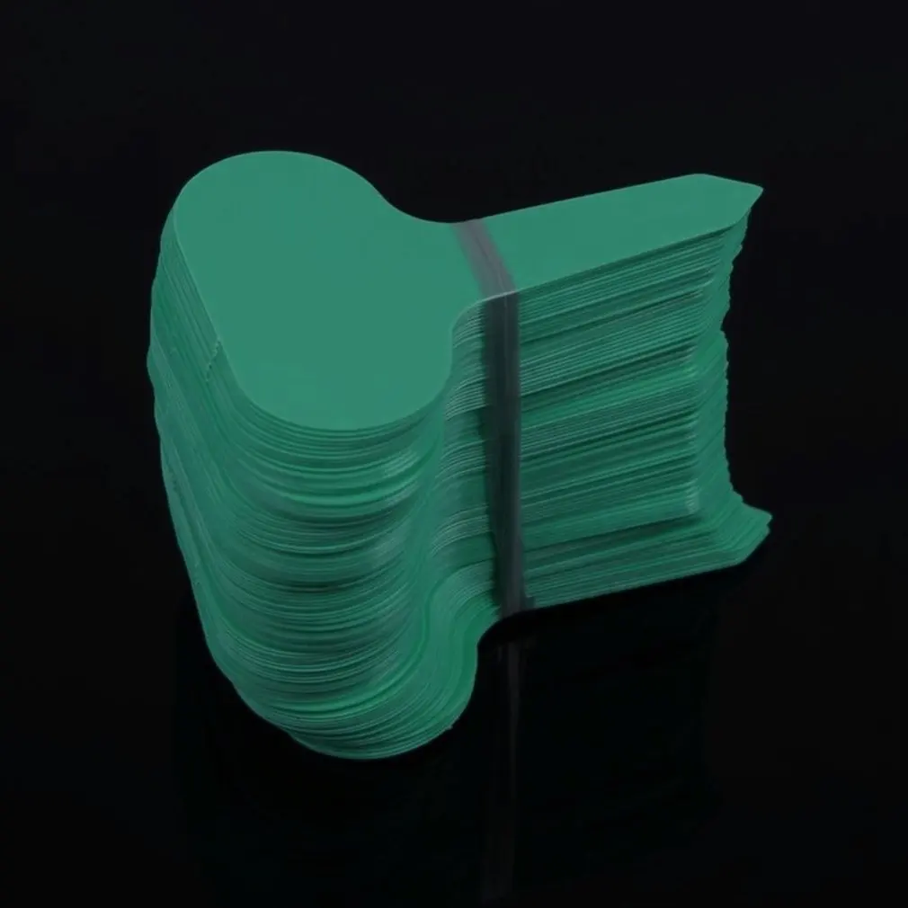 

100Pcs Plastic T-type Garden Tags Ornaments Plant Flower Label Nursery Thick Tag Markers for Plants Garden Decoration