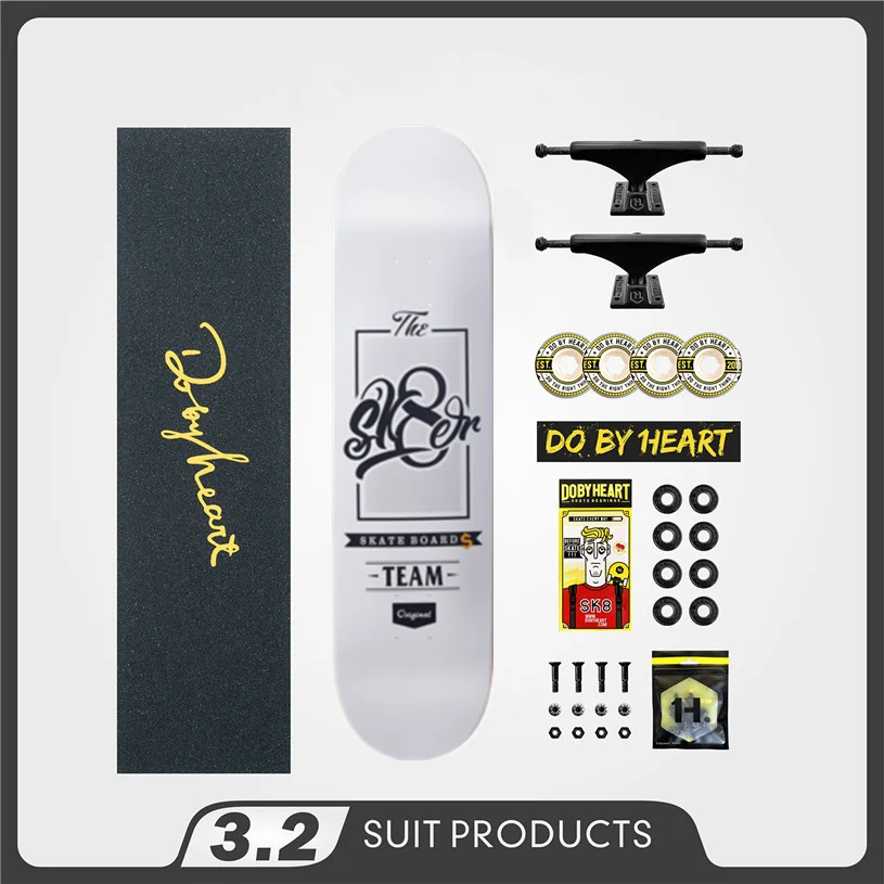 SK8ER завершена скейт Панели 8 25 125 0 дюймов колеса скейтборда и грузовых автомобилей