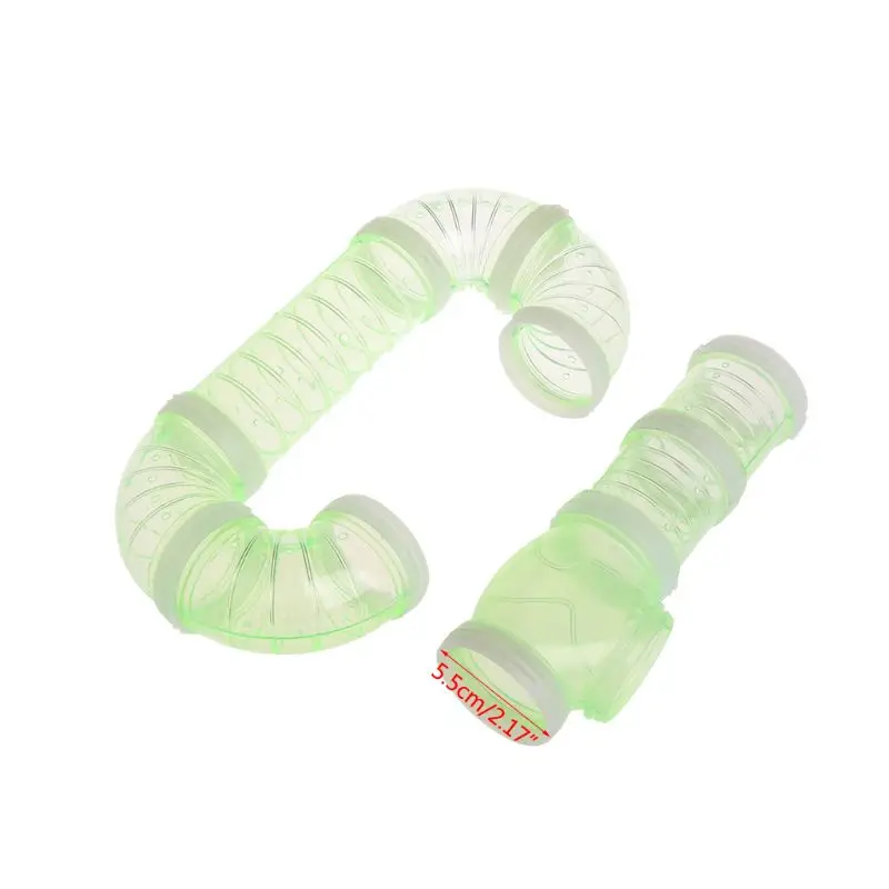 

C5AC DIY Acrylic External Connected Hamster Pipeline Tunnel Fittings Tube Transparent Exercise Playing Toys Cage Accessories