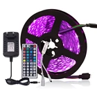 Гибсветильник Светодиодная лента RGB 5050, 12 В, 5 м, светодиодов, водонепроницаемая светодиодная лента + источник питания 12 В, 3 А + контроллер RGB на 44 кнопки