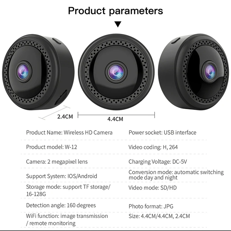 HD 1080P WiFi мини камера ИК ночного видения видео видеокамера датчик движения