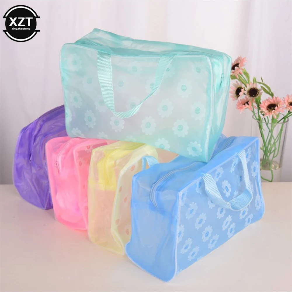 Новая прозрачная Водонепроницаемая косметичка портативная дорожная сумка для