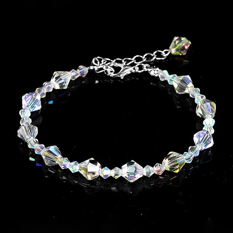 

Sparkling color luxury bracelet square bracelet for women fashion hand decoration bracelets ornaments