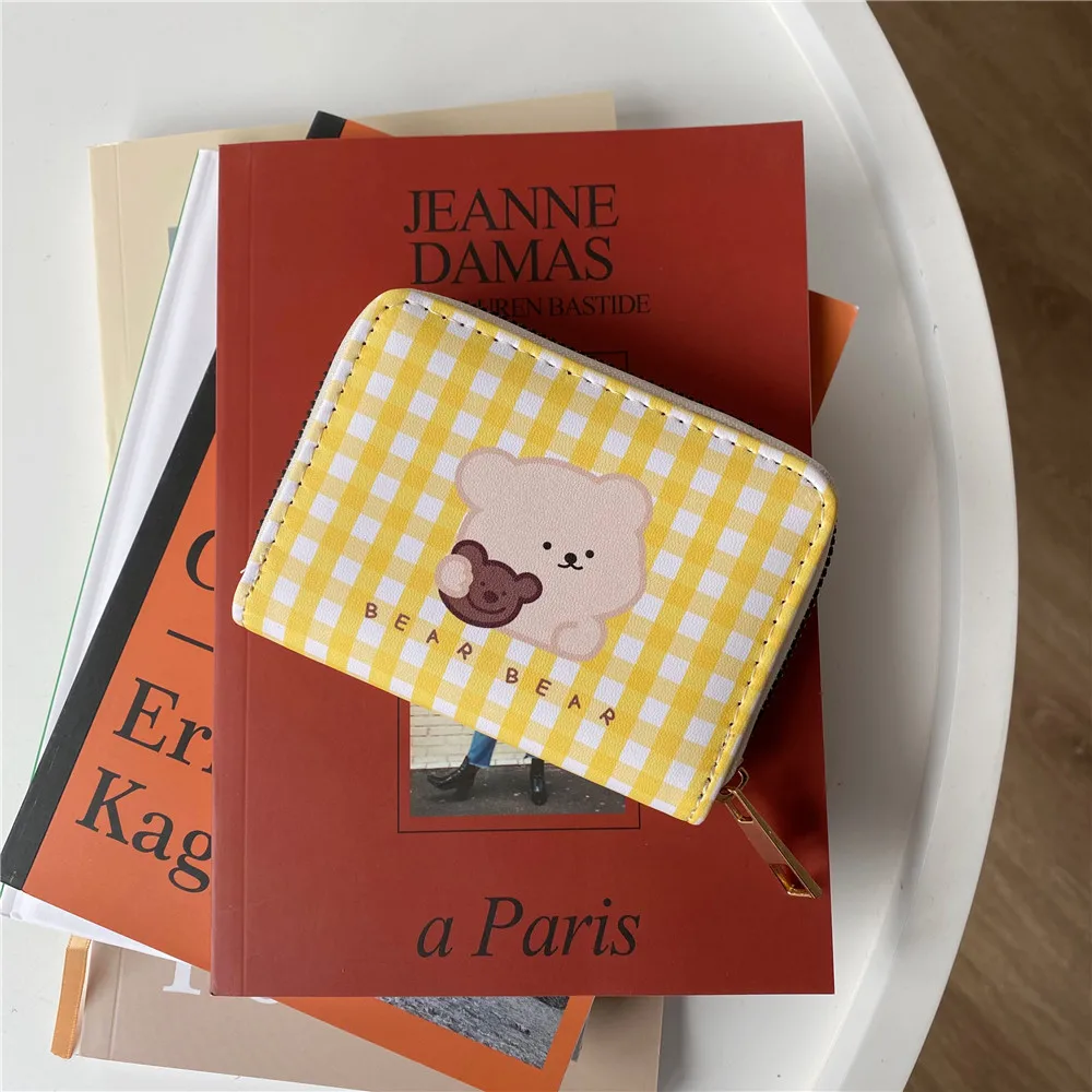 

MINKYS Kawaii PU Leather 11 Bits Card Holder Credit Passport Card Bag ID Passport Card Wallet Storage Case