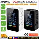 Многофункциональный цифровой датчик CO2 5 в 1, прибор для измерения температуры и влажности, датчик содержания углекислого газа и летучих соединений, датчик HCHO, монитор качества воздуха алкотестер металлоискатель