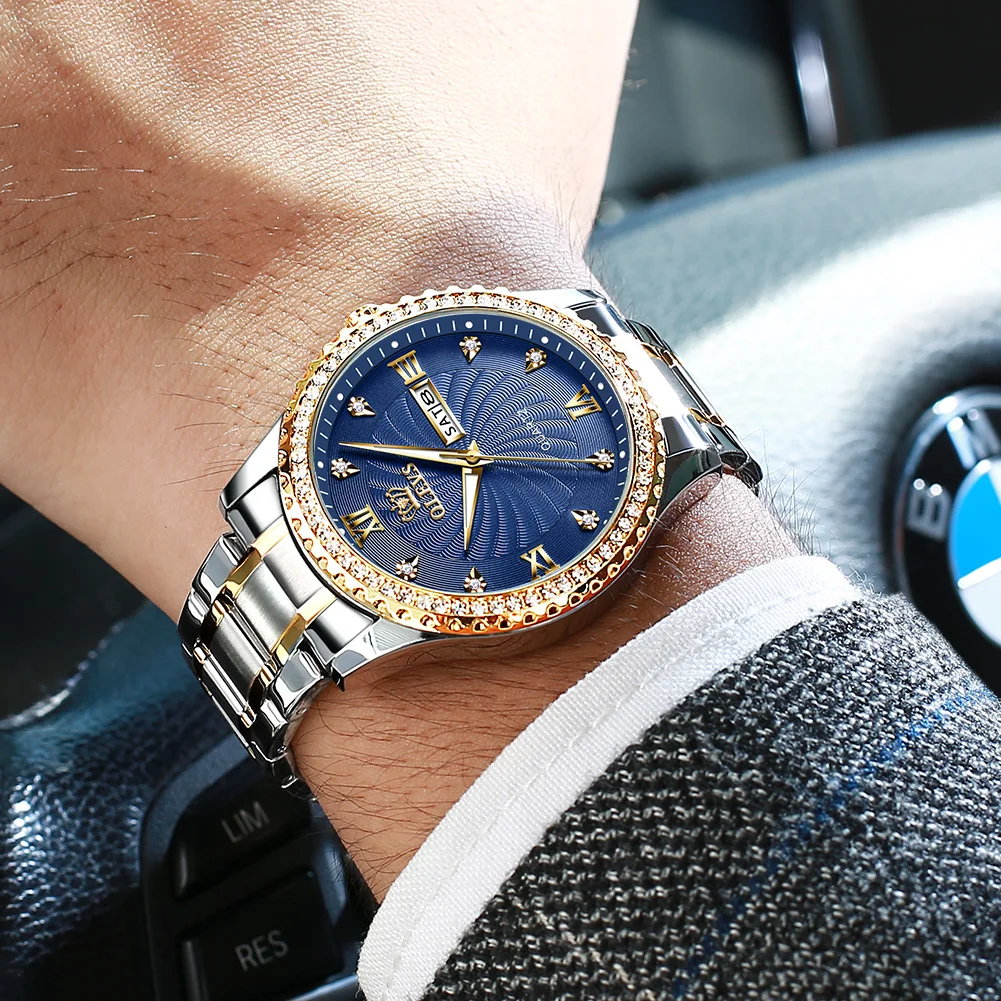 

Blue Classic Luxury Brand Waterproof Watch Men's Birthday Gift Watch