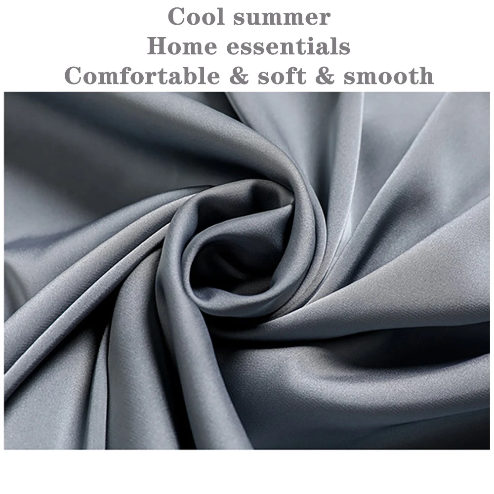 Пижама Мужская атласная роскошный Шелковый пижамный комплект тонкая крутая