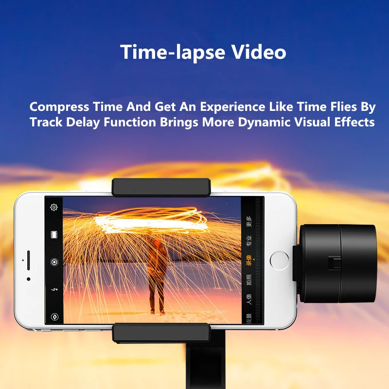 Новый 3 осевой Ручной Стабилизатор Gimbal Active Track w/Focus Pull & Zoom для iPhone 11 8 Huawei Gopro3/4/5/6
