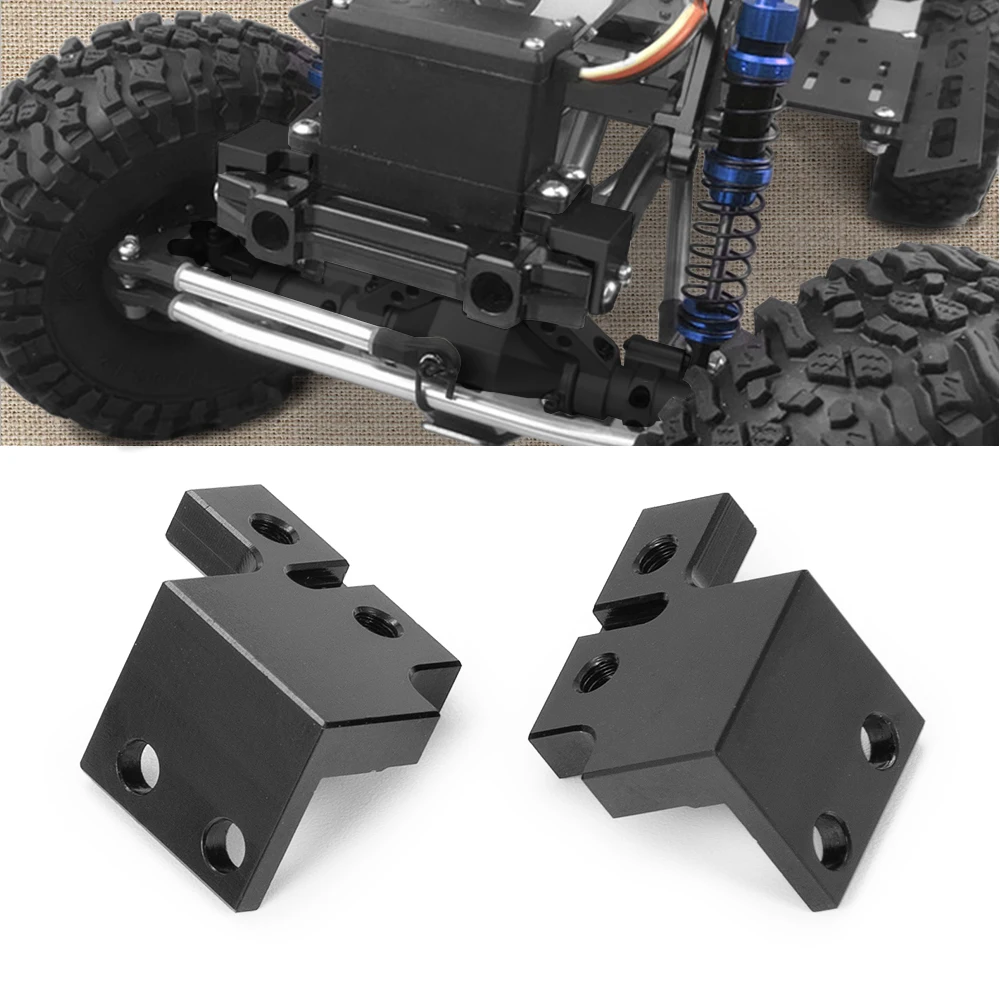 

AXSPEED Metal Black Aluminum Front Servo Mount Plate for Axial SCX10 90046 1/10 RC Crawler Car Parts