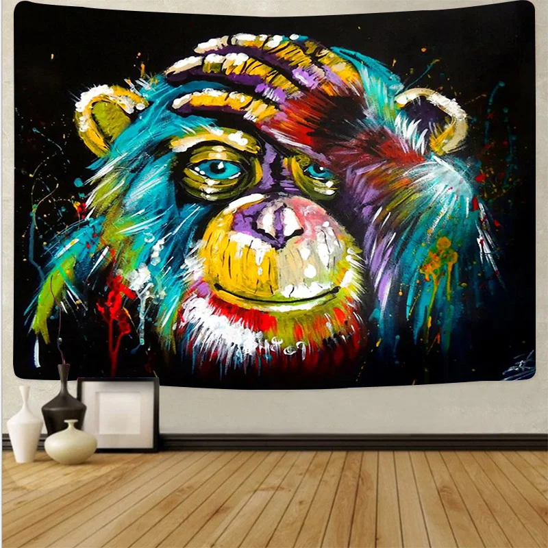Гобелен для мужчин и цветов, настенные гобелены в психоделическом стиле, для йоги, игр и домашнего декора, Настенная ткань, украшения Wanddeko