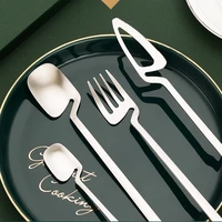 1624pcs colorful cutlery set stainless steel dinnerware knife fork spoon dinner tableware bar silverware set kitchen flatware